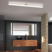 HELESTRA LOOM LED Wandleuchte 20 W 1990 lm 3000–4000 K Warmweiß Neutralweiß 1200 mm Chrom IP44