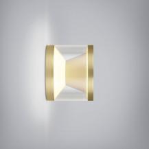 Helestra PORO Wandleuchte mattgold – dekorative Innenleuchte mit indirektem Licht