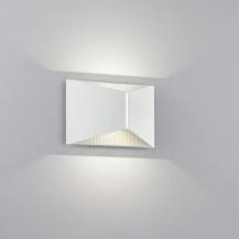 Helestra LED Wandleuchte VID in mattem Weiß dimmbar IP65