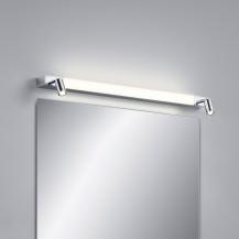 60cm Helestra NERO LED Wandleuchte Chrom – Spiegelleuchte mit umschaltbarer Lichtfarbe und schwenkbaren Strahlern