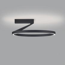HELESTRA ELARA LED Deckenleuchte 25 W 1930 lm 2700 K Warmweiß dimmbar Schwarz matt