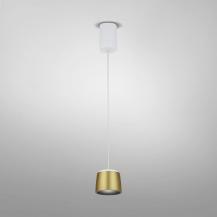 HELESTRA OVE LED Pendelleuchte 16 W 1130 lm 2700 K Warmweiß dimmbar Weiß Gold