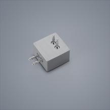 Helestra 90° Verbinder Decke-Wand Wand/Wand mattnickel eloxiert