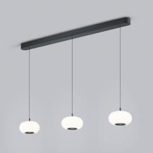HELESTRA SAPO LED-Pendelleuchte 3-flammig 36 W 3270 lm 2700 K Warmweiß Plus 36° 230 V dimmbar Schwarz