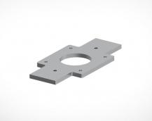 HELESTRA OKI Adapterplatte für Erdstück Stahl verzinkt 160 × 40 × 6 mm