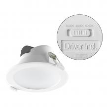 EVN L0900125 LED Einbaupanel 10W 891lm 3000K/4000K/6000K IP44 rund weiß Ø113mm Einbaudurchmesser 90mm
