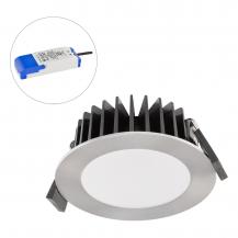 EVN L44101340 LED Deckeneinbauleuchte dimmbar 10W 4000K Chrom IP54 Einbaudurchmesser 85mm
