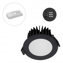 EVN L44D101625 LED Deckeneinbauleuchte anthrazit Ø103 mm Einbaudurchmesser 85 mm