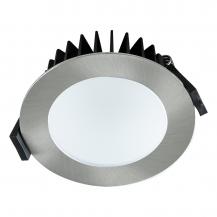 LED Deckeneinbauleuchte 11-15W 3000K/4000K DALI-2 IP54 Chrom Ø120mm Einbaudurchmesser 100mm