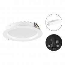 EVN LED Deckeneinbauleuchte LN54350125 | 35 W | 3500–3800 lm | 3000–5700 K | Ø 228 mm | 3-fach CCT einstellbar | Phasenabschnitt/Phasenanschnitt dimmbar | Einbaudurchmesser 200 mm