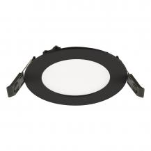 EVN LTR120925 LED Einbaupanel 7W 658lm 3000K/4000K IP54 rund schwarz Ø120mm Einbaudurchmesser 110mm