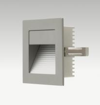 EVN LED Wand Einbaustrahler warmweißes Licht  silber IP20 2.2W 3000K