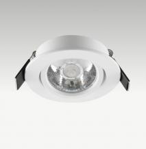 EVN P23030102 LED Deckeneinbauleuchte 3W 3000K Weiß schwenkbar IP20 Einbaudurchmesser 55 mm