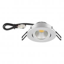 EVN LED Decken-Einbaustrahler mit neutralweißem Lichtr und schwenkbar chrom matt IP20 6W 4000K 683lm 90Ra EinbauØ68