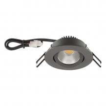EVN COB-LED Deckeneinbauleuchte PC20061640 | 6 W | 683 lm | 4000 K Neutralweiß | Konstantstrom | Anthrazit Einbaudurchmesser 68 mm