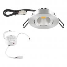 EVN PC20D91427 COB-LED Deckeneinbauleuchte DALI-2 8,4 W 2700 K 960 lm CRI 90 Chrom Aluminium schwenkbar Einbaudurchmesser 68 mm