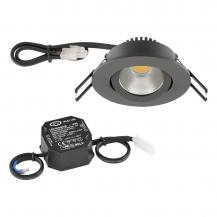 EVN LED Decken-Einbaustrahler warmweißes Licht dimmbar rund 6W 3000K EinbauØ68