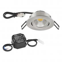 EVN LED Decken-Einbaustrahler mit neutralweißem Licht dimmbar rund schwenkbar IP20 8.4W 4000K 1060lm DIMM EinbauØ68