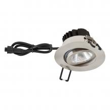 EVN PC650061302 COB LED Deckeneinbauleuchte 6W 3000K IP65 Edelstahl Einbaudurchmesser 68 mm