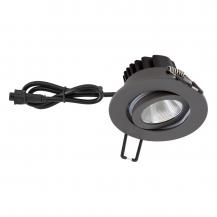 EVN PC650061602 COB-LED Deckeneinbauleuchte 6W 3000K Anthrazit IP65 Einbaudurchmesser 68 mm