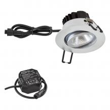 EVN PC650N615D2W COB LED Deckeneinbauleuchte Dim2Warm 6W 2000-3000K Chrom IP65 schwenkbar Einbaudurchmesser 68 mm