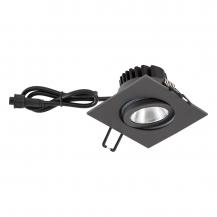 EVN PC654061602 COB LED Deckeneinbauleuchte 6W 3000K Anthrazit IP65 schwenkbar Einbaudurchmesser 68 mm