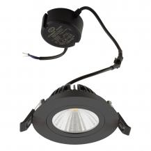 EVN PS54060940 COB LED Deckeneinbauleuchte 5,5W 4000K Schwarz schwenkbar IP54 Einbaudurchmesser 68 mm