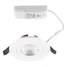 EVN PS54140140 COB LED Deckeneinbauleuchte Weiß 14,5W 4000K schwenkbar Einbaudurchmesser: 100 mm