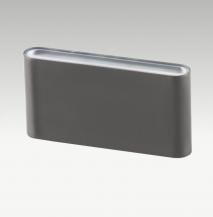 EVN WAF65101525 FLAT WALL LED Wandleuchte 2-flammig IP65 3000K 4000K 5700K Anthrazit