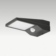 EVN WAS541502 Solar LED Wandleuchte mit Bewegungs- und Dämmerungssensor 350 lm IP54