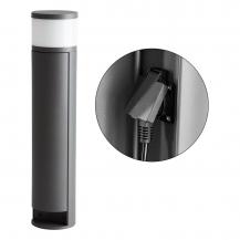 EVN LED Wegeleuchte mit Steckdosen, IP44 WLSD441502