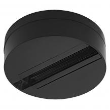 Osram 1-Phasen Schiene Tracklight Round Base Basisstation für Leuchtkopf Schwarz