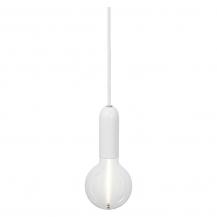 OSRAM VINTAGE 1906 4099854419577 ROUND Ø 10 cm Weiß - Schlichte Pendelleuchte mit stoffummanteltem Kabel und E27 Fassung ohne Leuchtmittel