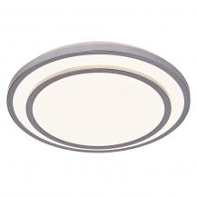 OSRAM Deckenleuchte Orbis Berlin 39cm mit silbernen Plastik-Ringen