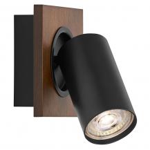 LEDVANCE Nachhaltiger 1er LED Decor Spot Mercury Wand- und Decken Strahler Schwarz mit hoher Farbwiedergabe