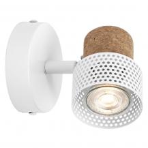 LEDVANCE Nachhaltiger LED Spot Cork 1er Wand- und Decken Strahler Weiß