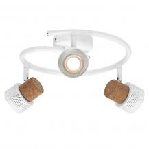 OSRAM Nachhaltiger LED Spot Cork Spiral 3er Deckenstrahler Weiß