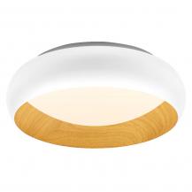 Osram Orbis Livia Deckenleuchte 300MM 16W Click DIM in Wood-Decor-Weiß - Dimmen in drei Stufen durch wiederholtes Schalten