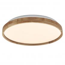 Osram Deckenleuchte Decor Alison Holzdecor 3-stufig dimmbar mit warmweißem Licht Ø 50 cm