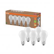 5er Set OSRAM E27 LED Lampe Classic matt 7,2W wie 100W warmweißes Licht 2700K - Energy efficiency class A