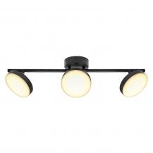 OSRAM Decor 3er Spot Moon Schwenkbarer Deckenstrahler in Schwarz - warmweißes Licht, funktionales und minimalistisches Design, einfache Montage