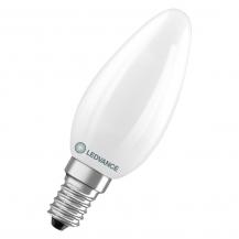 Ledvance E14 LED Kerzenlampe Classic B25 Frosted 2,5W wie 25W 2700K warmweißes Licht