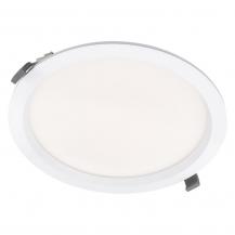 LEDVANCE LED Deckeneinbauleuchte 30–42W 3000–4000K IP44 250mm Multi Select weiß  Einbaudurchmesser: 250 mm