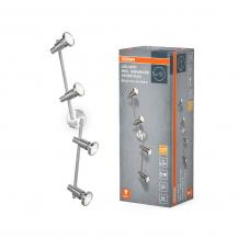 OSRAM Spotlight 4-flammiger LED Decken Strahler schwenkbar aus Aluminium