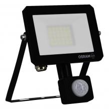 Osram LED Fluter LUX schwarz 4000K neutralweißes Licht 20W IP65 mit Sensor
