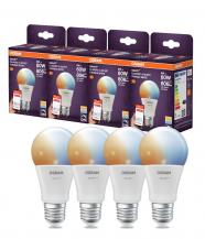 4er Set OSRAM SMART+ LED Lampe E27 Zigbee DIMM 9W wie 60W Tunable White
