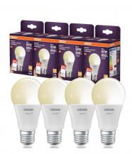4er Set OSRAM SMART+ LED Lampe E27 Zigbee DIMM 9W wie 60W 2700K warmweißes Licht