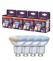 4er Set OSRAM SMART+ LED Spot GU10 Zigbee DIMM 4,7W wie 50W 45° Tunable White
