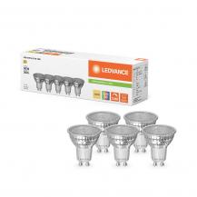 5er Pack Ledvance GU10 PAR16 Reflektor 36° 3.7W wie 50W dimmbarer warmweißer Strahler 3000K 90Ra