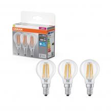 3er Pack Osram E14  BASE LED Leuchtmittel Filament 5,9W wie 60W Kaltweiß